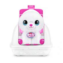 ZURU Pets Alive 第三代救援小狗互动毛绒玩具，电子会说话的宠物，适合 3 岁以上女孩的可爱开箱礼物 - 彩色 - 查看 6