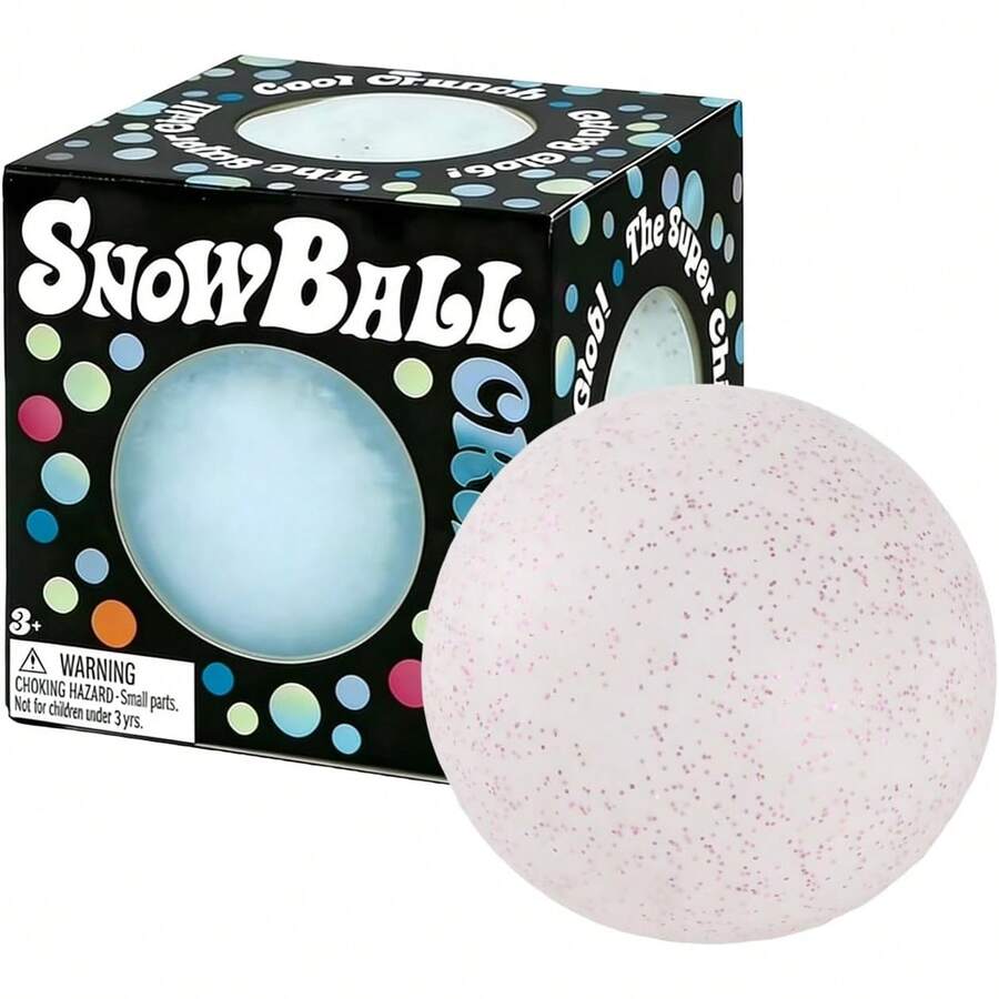 Snowball-Shaped Slow-Rising Stress Balls, Gentle Stretchy Fidget Toys That Offer A Soothing Touch For Anxiety Relief.These Squishy Sensory Balls Are Like Little Companions, Providing Comfort As Squeeze Toys For Adults And Children - 1 - Xem 1