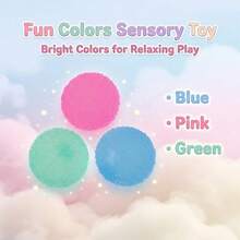 2026 New Color Squeeze Soft Candy Ball - Stress Relief Toy, Squeeze Sensory Toy, , Suitable For Birthday/Party Gifts,Squishies Anxiety Stress Relief, Ice Squishy Stress Cube Malt Sugar Balls, Anxiety Relief, Sock Stuffing, Classroom Rewards - Màu Hồng baby - Xem 5