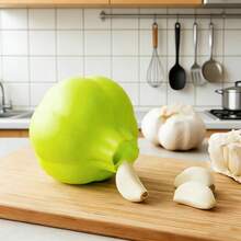 1 cái dụng cụ bóc vỏ tỏi bằng silicon, thiết kế hình củ tỏi, dụng cụ bóc vỏ tỏi sáng tạo, chất liệu mềm mại. - Nhiều màu - Xem 12