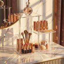 1 Giá trưng bày bằng acrylic trong suốt, thiết kế đa chức năng với 3 tầng kệ nâng cao, thích hợp để trưng bày nước hoa, mỹ phẩm, tượng nhỏ và gia vị, có thể dùng làm vật dụng trang trí bàn làm việc, bàn trang điểm hoặc nhà bếp. - Nhiều màu - Xem 3