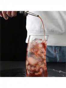 2 pièces/set Verseurs de liqueur en acier inoxydable avec bouchons en caoutchouc, pour le service de bar et l'utilisation à la maison, s'adapte aux bouteilles de liqueur standard (gin, whisky, vodka, etc.) - Voir 9