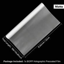 BOPP Holographic Precoated Film 22cm X 5m Clear Star Pattern Waterproof Thermal Laminating Roll Compatible With Laminators For DIY Paper Crafts, Stickers, Card Making, Photo Protection - 22cm X 5m - View 15