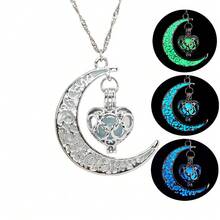 1pc Luminous Moon & Tree Of Life Car Hanging Decor, Glow-In-The-Dark Rearview Mirror Pendant, Bohemian Style Car Interior Accessory, Practical Gift Choice For Easter, Thanksgiving, Mother's Day, Spring And Graduation - A - View 4