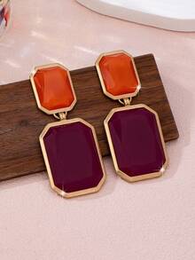 1 Pair Luxury Sexy Fashion Versatile Earrings For Women - Multicolor - View 4