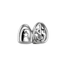 1pc Unique Fashion Hollow Dollar Sign & Teeth Design Hip Hop Accessory, Music Festival Gift For Men - Multicolor - View 6