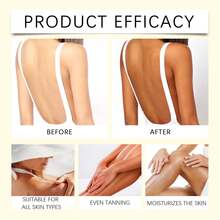 OUHOE Carrot Intensive Tanning Gel - Naturall Glow Skin Color Moisturizing & Nourishing Even Tanning And Provides Wheat & Radiant Skin Suitable For Beach Sunbathing Outdoor Care Products - Bronze - View 8