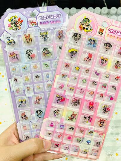 Original High-Quality Solid Adhesive Sticker Of The "Little Girl Detective Flying" Relief 3D Poster,Cute Stickers, Interesting And Shiny Embossed Decorations, Three-Dimensional And Fun Japanese Anime Stickers, Solid Texture