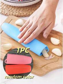 1pc Professional Stainless Steel Manual Garlic Press, Heavy Duty Garlic Crusher And Mincer, Easy To Clean Kitchen Tool, #KitchenHacks #HomeCooking #KitchenDecor, Healthy Meal Prep Tool, Fitness Enthusiasts Outdoor BBQ Essential, New Apartment Housewarming Kitchen Gadget, Compact Manual Garlic Press For Dorm - Multicolor - View 14