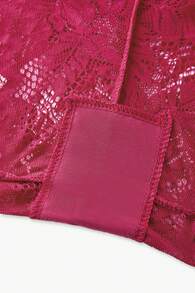 3pcs Solid Color All-Lace Sexy Panties With Flat-Angle - Multicolor - View 7