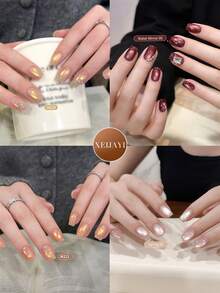 2026 New Magnetic Cat Eye Gel Nail Polish, 40 Shimmery Reflective Colors, Fashionable Salon Art Cat Eye Gel Design - Multicolor - View 7