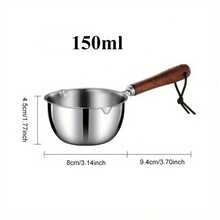 Stainless Steel Splatter Guard Pan - Multifunctional Mini Oil Frying Pan, Comes With Dedicated Small Spoon For Frying, Pouring Oil - View 9