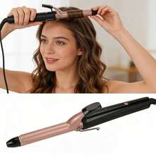 Cepillo automático, peinador de rizos, regalo festivo, con secador giratorio de 4 niveles de temperatura ajustable, que gira rápidamente y calienta eficientemente. Diseñado con dientes de cepillo en ondas grandes de 28 mm, ideal para quienes necesitan peinar el cabello. Operación sencilla, función automática de rizado sin dañar el cabello, gracias al diseño de dientes giratorios automáticos. - Tipo de Enchufe A USA (110-127V) - Ver 12