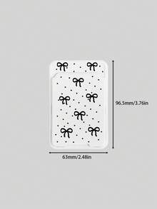 1 chiếc kẹp đựng thẻ điện thoại hình trái tim thắt nơ, có thể dán vào mặt sau hoặc ốp lưng điện thoại, đựng thẻ tiện lợi, 8 kiểu dáng để lựa chọn, chất liệu ABS độ bền cao, chống trầy xước, thiết kế kéo ra dễ dàng để lấy thẻ, keo dán chắc chắn không bị rơi ra. - Nhiều màu - Xem 10