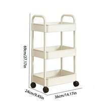 1 chiếc kệ đựng đồ ăn nhẹ nhỏ gọn, nhiều tầng, dùng trong nhà tắm, phòng ngủ, phòng khách, có thể di chuyển được. - Nhiều màu - Xem 21