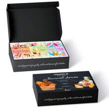 Óleo Essencial de 10ml com fragrâncias de Café da Manhã Americano, Algodão Doce, Água com Bolhas de Limão, Bolo Rocambole, Maçãs Caramelizadas, Pão de Aveia, Chiclete e Sorvete. Aroma doce e duradouro, ideal para difusores de carro, uso doméstico ou externo, compatível com umidificadores, difusores de aroma e varetas difusoras de rattan. Ótimo para presentear. - Tamanho Único - Ver 11