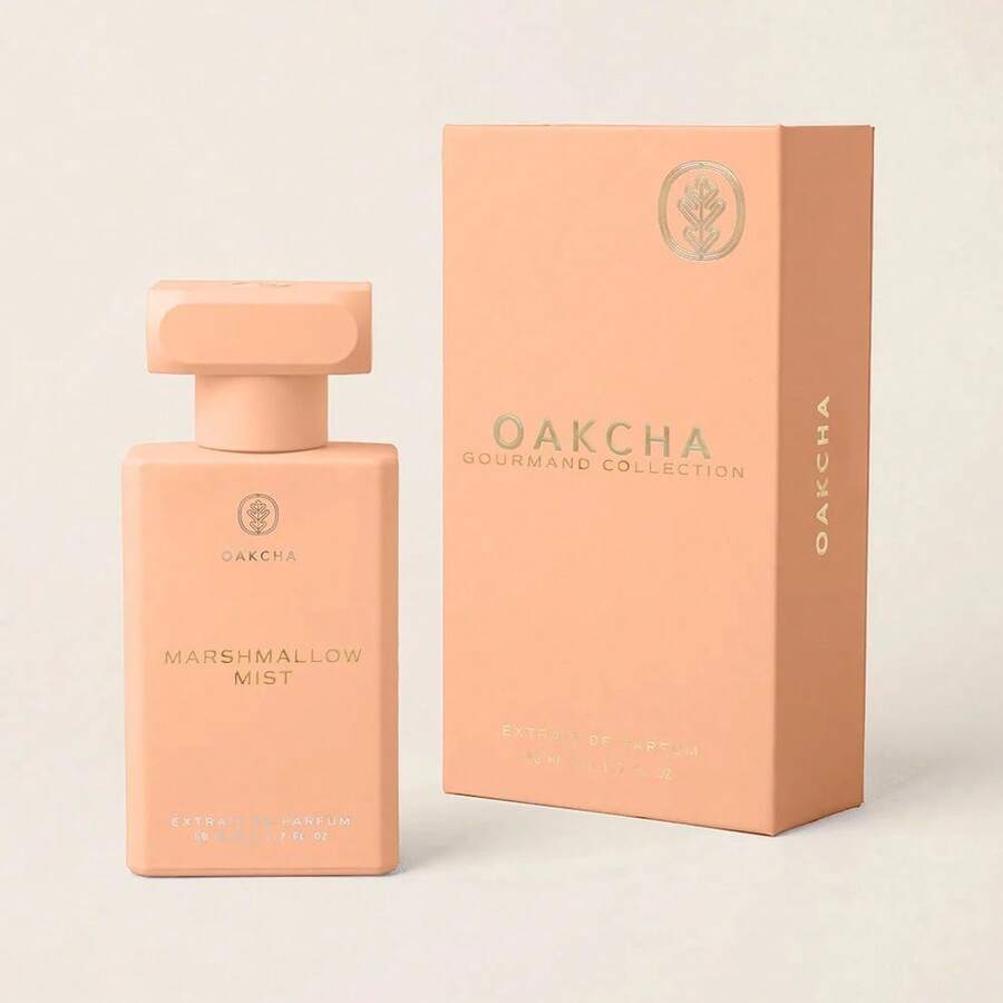 OAKCHA مارشميلو ميست أو دي بارفان للجنسين 50 مل، عطر منعش طويل الأمد مع نغمات زهرية وفاكهية، عطر مضغوط وعملي وقابل للحمل - طازج - مشاهدة 1