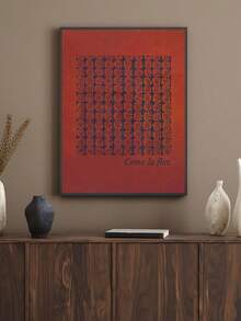 1幅墨西哥乡村风邮票艺术画，牛仔骑马墙画，大地色调传统风格，复古西部海报印刷品，墨西哥乡村爱情印刷品，如花般绽放的花卉墙画，节日礼物，送给朋友的理想礼物，卧室艺术印刷品，客厅装饰，办公室装饰，厨房装饰，浴室装饰，墙画，墙面装饰，家居装饰，房间装饰，帆布墙画，海报，带框墙画，可选画框 - A - 查看 6