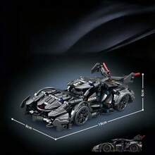 Cyberpunk Building Blocks - 317 Pieces Mini Laser V12 Building Blocks Car - 312 Pieces Building Block Motorcycle Mechanical Model, Toy Motorcycle, Ideal Holiday Or Birthday Gift - Multicolor - View 12