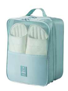 1pc Travel Shoe Bag, Travel Shoe Bag For Packing, Portable Travel Shoe Storage Bag, Travel And Daily Use Shoe Storage Bag, Travel Suitcase Shoe Organizer - Multicolor - View 14