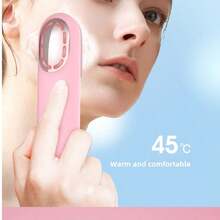 USB Rechargeable Electric Silicone Facial Cleansing Brush Product Description - Pink - View 2