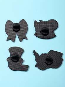 4 chiếc huy hiệu bóng đá World Cup Mỹ, Mexico, Canada, ghim cài áo bằng kim loại hình cờ Mỹ, quà tặng sưu tầm dành cho người hâm mộ. - Nhiều màu - Xem 5