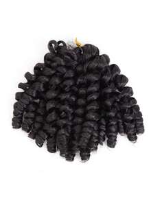 Pelucas sintéticas con rizos, trenzas de ganchillo Jamaican Bounce para extensiones de cabello trenzado en África, pre-retorcidas, adecuadas para uso diario y vacaciones para niñas y niños - Multicolor - Ver 10