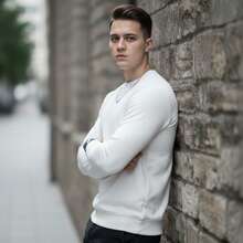 Men Sweatshirts - trắng - Xem 5