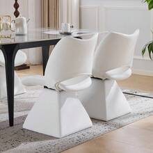 Dining Chairs - White - View 2