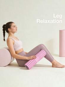 4 pièces/1 pièce Ensemble de rouleaux de mousse EVA pour massage des points de déclenchement et récupération des tissus profonds, yoga, pilates, étirements, équipement de gymnastique à domicile, massage, accessoires de gymnastique, exercice, yoga, équipement d'entraînement, été, soutien-gorge ras-du-cou, pilates, équipement de pilates - Multicolore - Voir 7