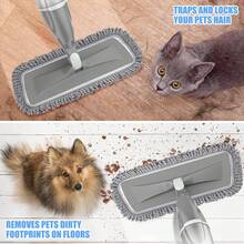 Microfiber Spray Mop For Floor Cleaning, Wet Dry Hardwood Mop With 3 Washable Reusable Pads, Compatible With  Powermop, Flat Spray Mop For Tile, Wood, Laminate, Vinyl & Marble - xám - Xem 3
