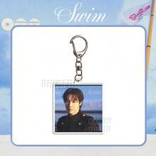 1个BT/S ARIRANG SWIM专辑钥匙扣，RM Jin J-Hope Jimin V K-Pop亚克力钥匙圈包挂件，ARMY礼物，适合生日礼物和收藏 - 彩色 - 查看 8