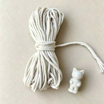 Dây thừng cotton dùng để tự làm đồ dệt, dây trang trí dùng để quấn ống, treo thảm, dệt túi, lốp xe, xúc xích, buộc, dây bông.