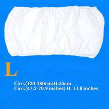 超大鸟笼罩，防溅、防蚊、防蝇网顶，适用于方形和圆形鹦鹉笼，网状设计防止羽毛外泄 - 查看 12