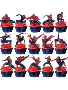 Decorações para festa de aniversário, conjunto para decoração de bolo de aniversário, suprimentos para decoração de bolo de aniversário faça você mesmo em casa - Ver 2
