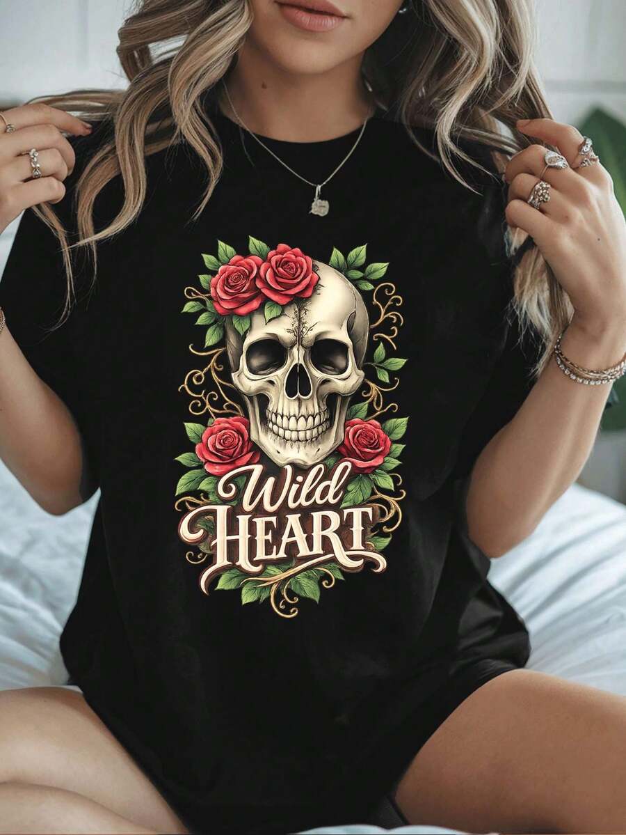 Women T-Shirts - Black - View 1