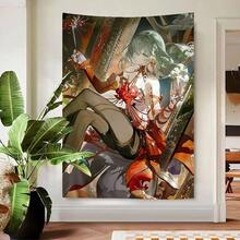 Wuthering Waves Game Cartoon Tapestry For Living Room Home Dorm Decor INS Home Decor - 1 - Xem 13
