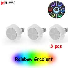 KELEEL 2个USB车载氛围灯，迷你USB LED灯，USB插电式夜灯，车载氛围灯，氛围灯套装，车内LED灯，有白色、蓝色、红色和粉色可选，是送给女性的理想礼物——送给妈妈、女朋友、朋友和同事的完美礼物，适合各种场合：生日、圣诞节、情人节、母亲节、毕业典礼、感恩节、万圣节等。适用于大多数轿车/SUV和其他车辆。 - 花朵氛圍燈 - 查看 17