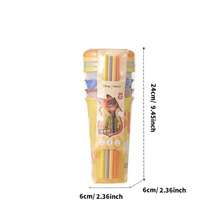 Disney Zootopia Judy / Nick 4-Piece Plastic Straw Cup 520mL/17.59oz, Cute Cartoon Character Design, Easy To Clean And Carry, Great For Home, Office And Picnic, Excellent Gift(1 PC) - Multicolor - View 9
