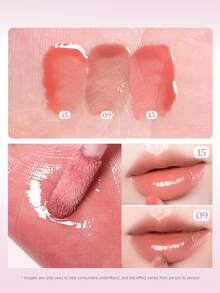 Peripera唇彩 - 滋润亮泽，打造玻璃般光泽，镜面般闪耀，防水闪亮，情人节完美礼物，易于涂抹，温和清爽。4.5克/0.15盎司 - #15 SOFTSWEET - 查看 9