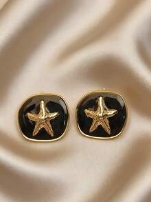 1 Đôi Khuyên Tai Vòng Tròn Bằng Thép Không Gỉ, Thích Hợp Để Đeo Hàng Ngày, Quà Tặng Ngày của Mẹ - tròn - Xem 11