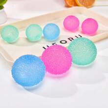 1个草球按摩音乐球 4厘米纹理球 跨境减压玩具 创意解压球，款式随机，新年/情人节/复活节礼物 - 彩色 - 查看 1