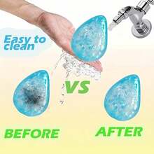 1/3/5个彩色水晶仿真水滴慢回弹减压球，柔软有趣的挤压玩具，适合桌面装饰、课堂奖励、圣诞节、复活节彩蛋、情人节、儿童节礼物（随机包装） - 彩色 - 查看 8