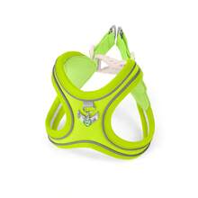 新款柔软透气狗狗胸背带，套穿式设计，反光可调节宠物胸带，适合小型和中型犬猫 - 彩色 - 查看 20