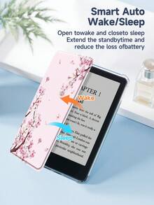 Ayotu 樱花图案平板电脑保护套/Kindle电子阅读器保护套，兼容iPad Air 8 (M4) 2026款（11/13英寸），第十代，Air 4/Air 7/9.7英寸，Galaxy Tab A9 Plus，Kindle（第十一代-2024年发布）（6英寸），Kindle Paperwhite第十二代2024款，时尚简约的节日礼物 - 彩色 - 查看 10