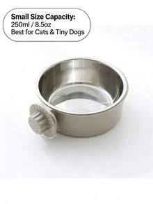 Bát ăn và nước treo cho chó, bát đựng thức ăn và nước uống bằng thép không gỉ có thể tháo rời, bát ăn kiêm lồng thú cưng 2 trong 1 có thể điều chỉnh, đồ dùng cho thú cưng - Nhiều màu - Xem 18