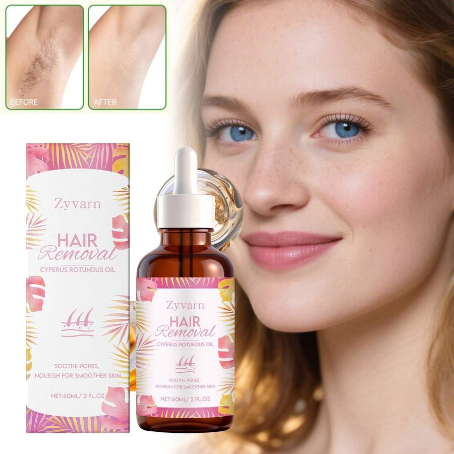 60毫升脱毛油，温和不刺激配方，清洁毛发，令肌肤光滑柔软，滋养肌肤。 - 多樣化香型 - 查看 1