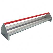 Heavy Duty Galvanized Steel Poultry Feeder Trough – 114cm Large Capacity, Rotating Crossbar & Drainage Holes, Rustproof & Weatherproof, Easy To Clean & Assemble – Appropriate For Chickens, Ducks - Red Signal - View 4