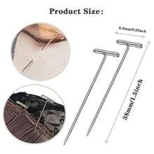 Bộ mũ đan màu đen, bao gồm 2 mũ móc, 6 kẹp vải và 1 hộp kim chỉ để làm tóc giả. - Xem 7