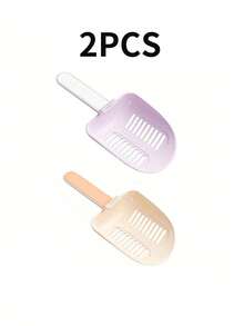 1pc Hamster Sand & Litter Scoop - Plastic Small Pet Cleaning Tool, Suitable For Hamster, Mouse And Gerbil Litter Scooping - Multicolor - View 13